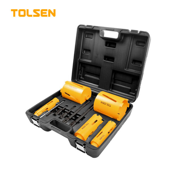 Tolsen,11PCS Diamond core drill set(INDUSTRIAL),75881,