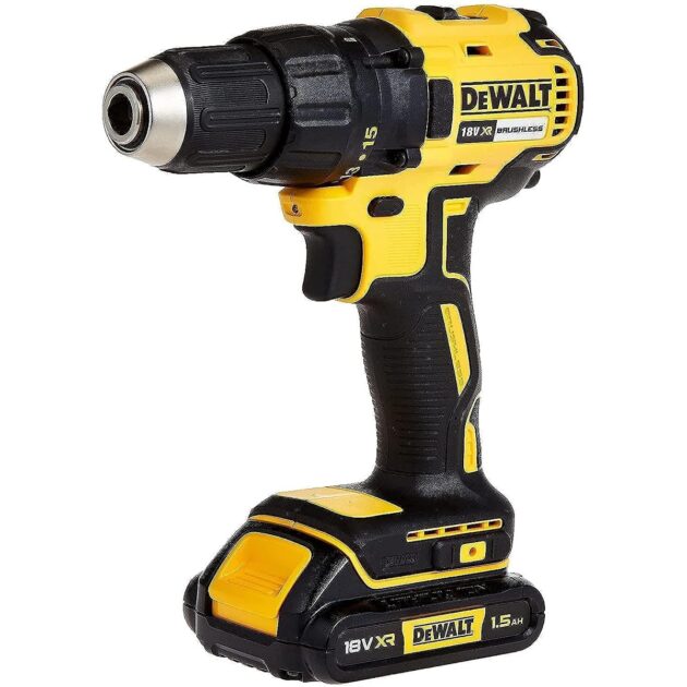 Brushless Compact Drill Driver, DCD777S2-GB, Li-Ion, 18V,DEWALT