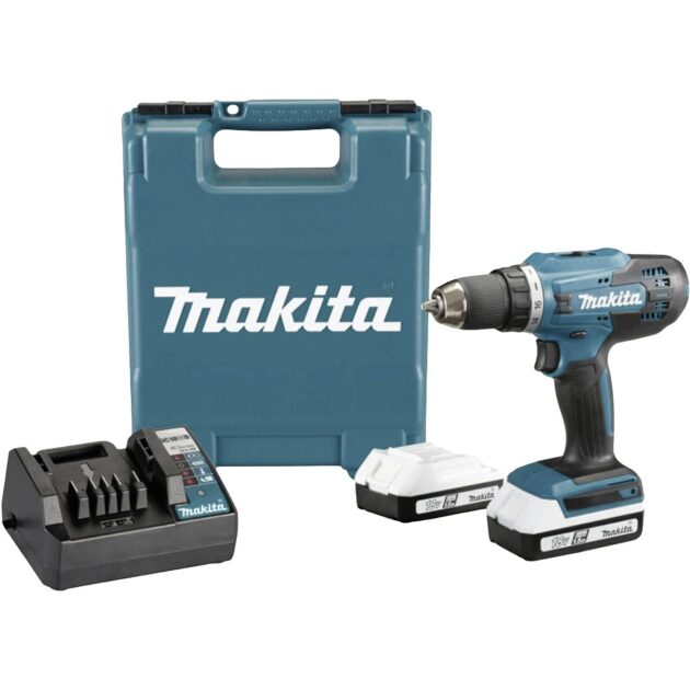 Cordless Driver Drill Kit, DF488D002, G-Series, 18V, 13MM Chuck Capacity, 4 Pcs/Kit, MAKITA