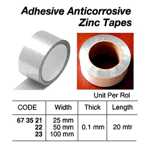 ANTICORROSIVE ZINC TAPE 50MM