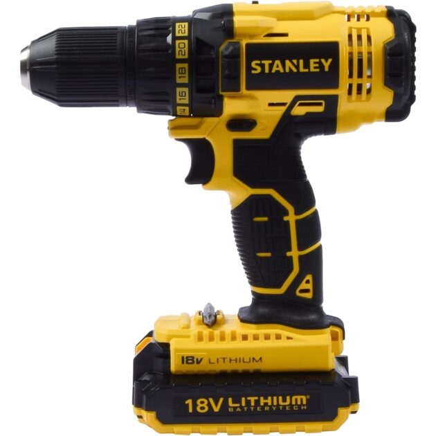 Cordless Drill Driver, SCD20S2K-B5, 13MM, 18V,STANLEY