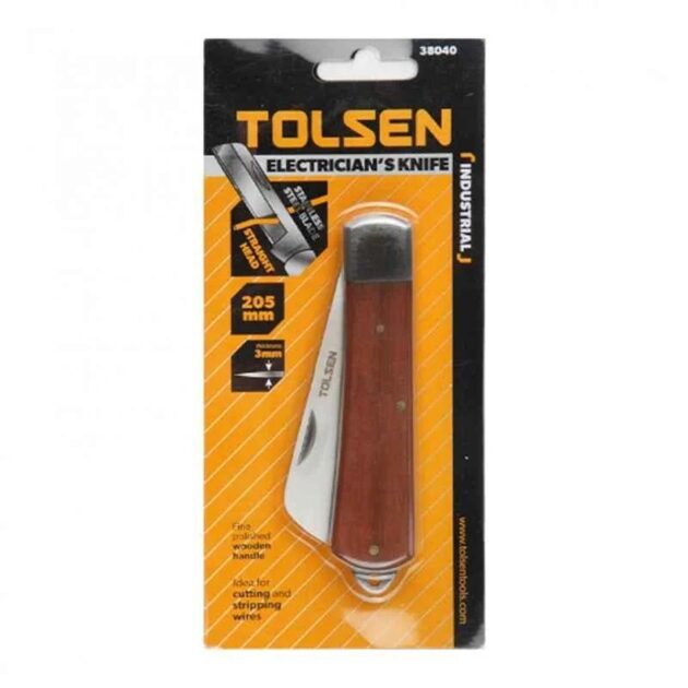 Tolsen,Electrician's knife(INDUSTRIAL),38040,