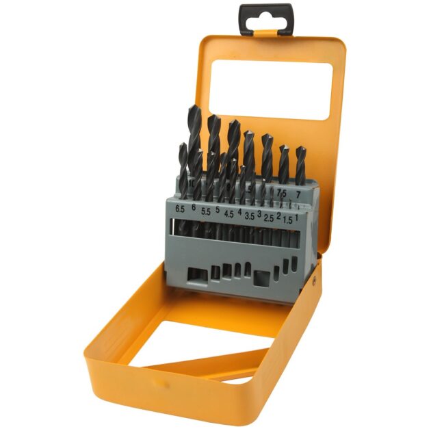 Tolsen,19PCS HSS TWIST DRILL BITS SET,75081,