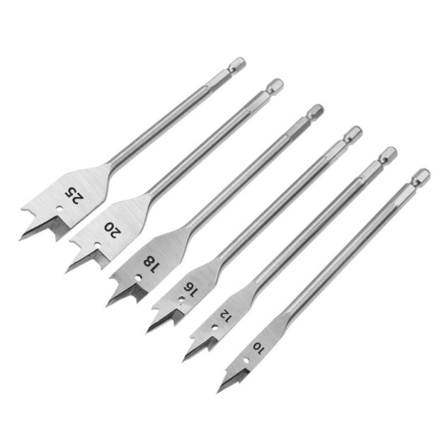 Tolsen,6pcs flat wood bits set,75655,