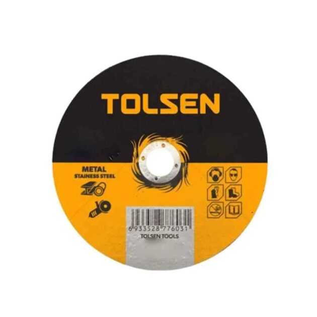 Tolsen,Flat cutting-off wheel (metal and stainless steel),76101,105x1.2x16mm