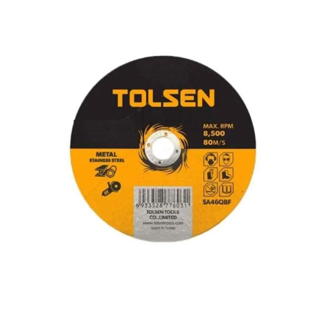 Tolsen,Depressed centre cutting-off wheel(metal),76141,100x3.0x16mm