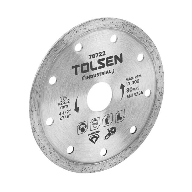 Tolsen,DIAMOND CUTTING BLADE(INDUSTRIAL),76723,125(5")X22.2mm