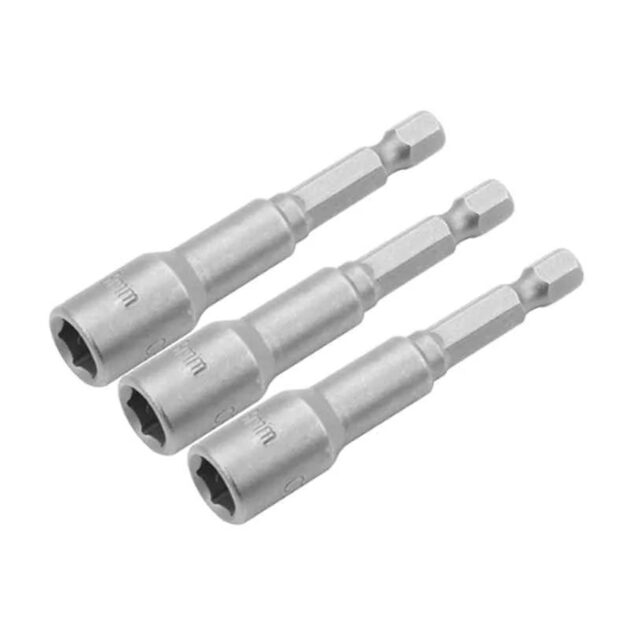 Tolsen,3pcs magnetic nut socket set,77841,6mm