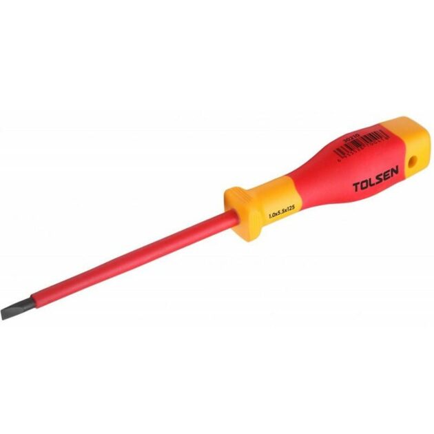 Tolsen,Insulated slotted screwdriver(PREMIUM LINE),V30206,0.6*3.5*100mm