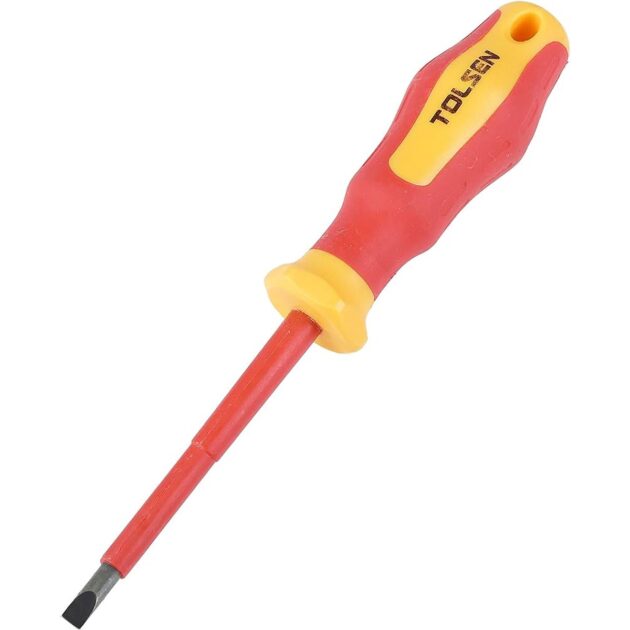 Tolsen,Insulated slotted screwdriver(PREMIUM LINE),V30210,1.0*5.5*125mm