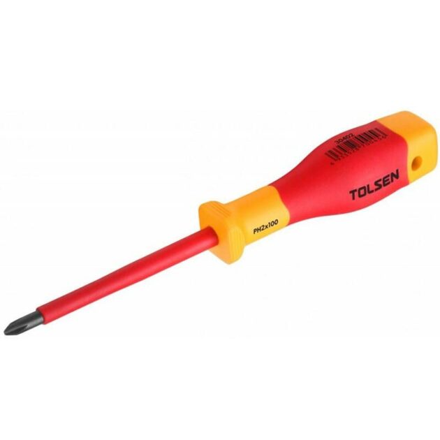 Tolsen,Insulated phillips screwdriver(PREMIUM LINE),V30401,80mm