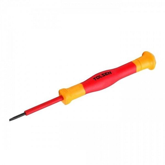 Tolsen,Insulated precision slotted screwdriver(PREMIUM LINE),V31425,2.5*0.40*50mm