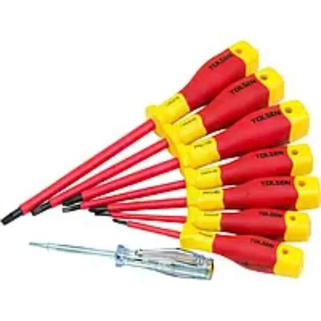 Tolsen,8PCS insulated screwdrivers set(PREMIUM LINE),V32408,