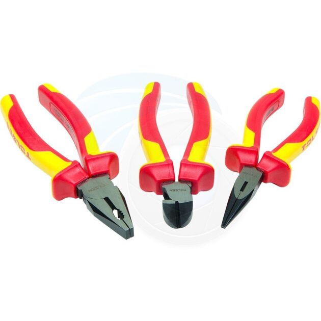 Tolsen,3PCS insulated pliers set(PREMIUM LINE),V83103,