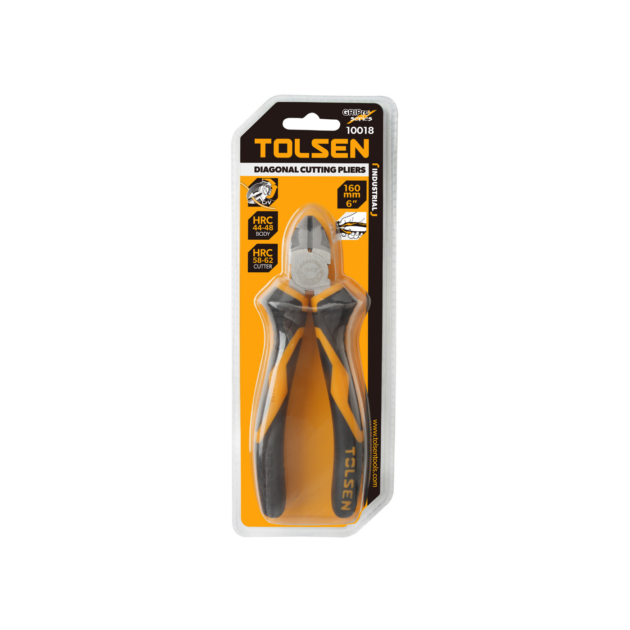 TOLSEN, DIAGONAL CUTTING PLIERS (INDUSTRIAL), 160mm(6"), 10018