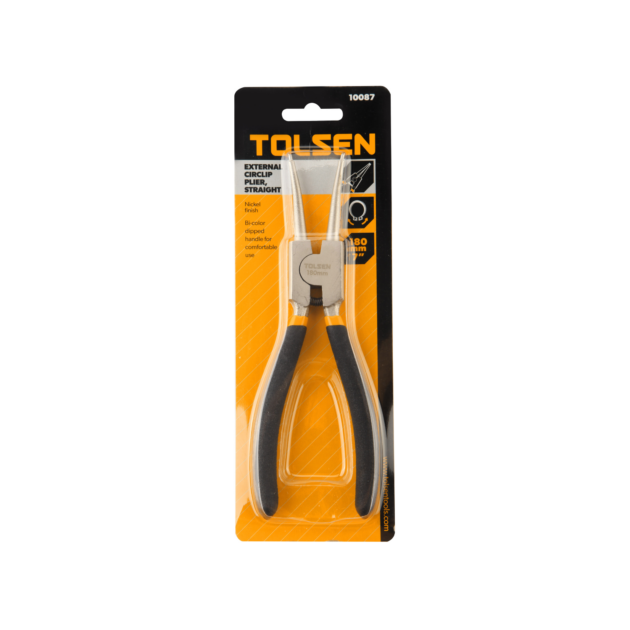 TOLSEN, EXTERNAL CIRCLIP PLIERS, STRAIGHT,