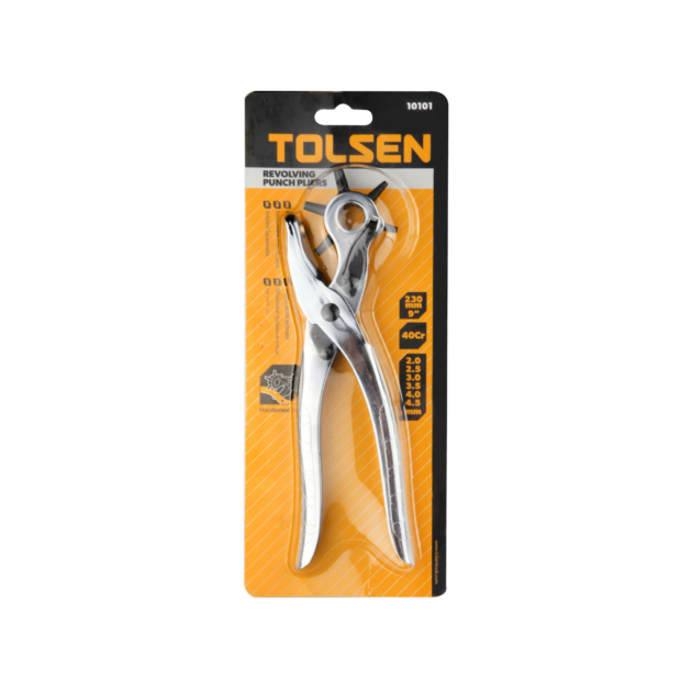 TOLSEN, REVOLVING PUNCH PLIERS, 220mm(9"), 10101