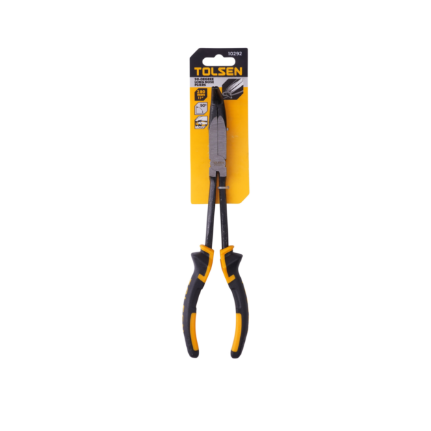 TOLSEN, 90-DEGREE LONG REACH PLIERS, 280mm(11"), 10292