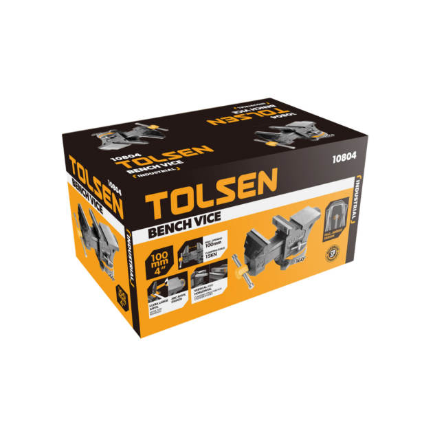 TOLSEN, BENCH VICE, 4", 10804,