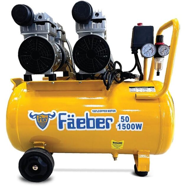 Faeber Air Compressor Silent Oil Free, 50L,