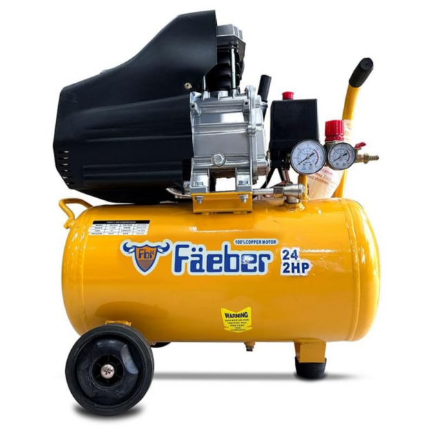 Faeber Air Compressor Corded, 24L, 2.0 Hp,