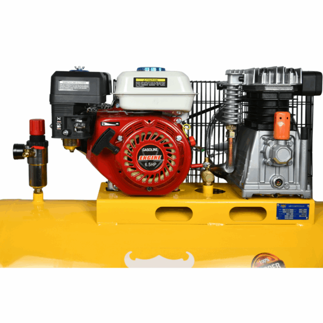 FAEBER 100 LTR AIR COMPRESSOR GASOLINE 6.5 HP, H2065 WITH FILTER