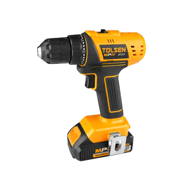 TOLSEN, 20V LI-ION CORDLESS DRILL, 87211