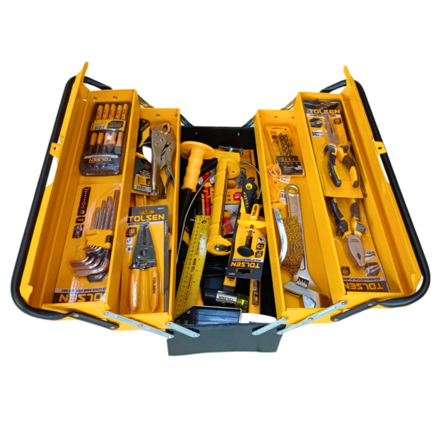 25 PCS ELECTRICIAN TOOL BOX, ELEC-01, TOLSEN,