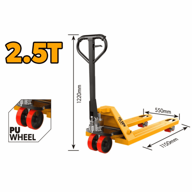 PALLET TRUCK, TOLSEN, 2.5ton, 63112 - Image 2