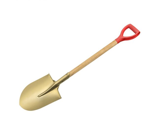 NON SPARK BRASS SHOVEL WOODEN HANDLE,615952