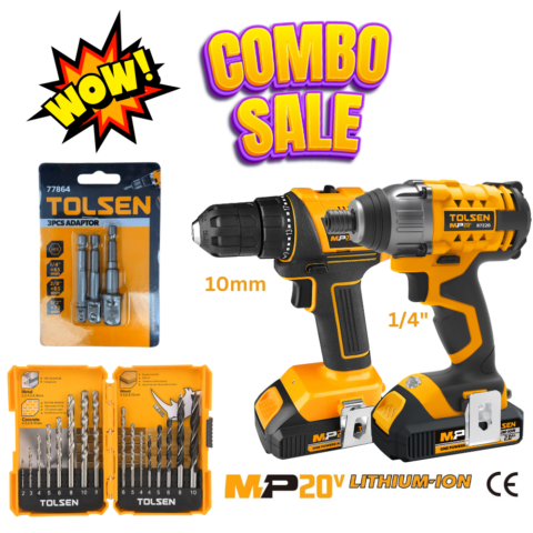 87239.1 cordless drill and impact set