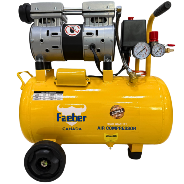 Faeber Air Compressor Silent Oil Free, 24L, 550W