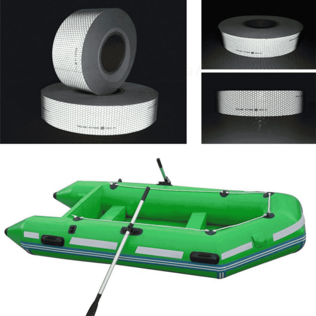 Faeber Solas Aprroved Reflective tape 50mm x 47.5mtr, 330189, - Image 3