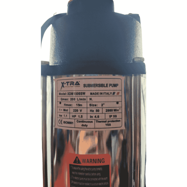 Sewage Pump, 1.5hp, X-TRA, XMD1500SW, - Image 3