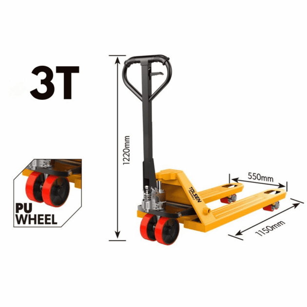 PALLET TRUCK, TOLSEN, 3ton, 63113 - Image 2