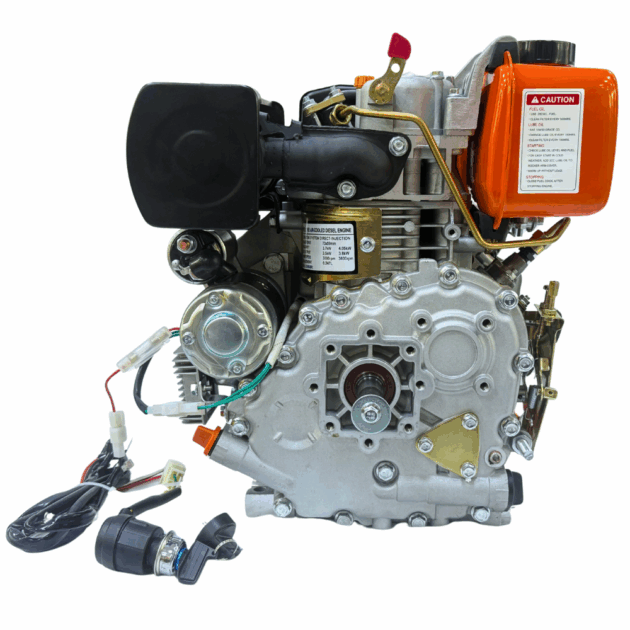 Air Compressor, Air-Cooled Diesel Engine, Self Start, Faeber, FBR-DE-173-S - Image 7