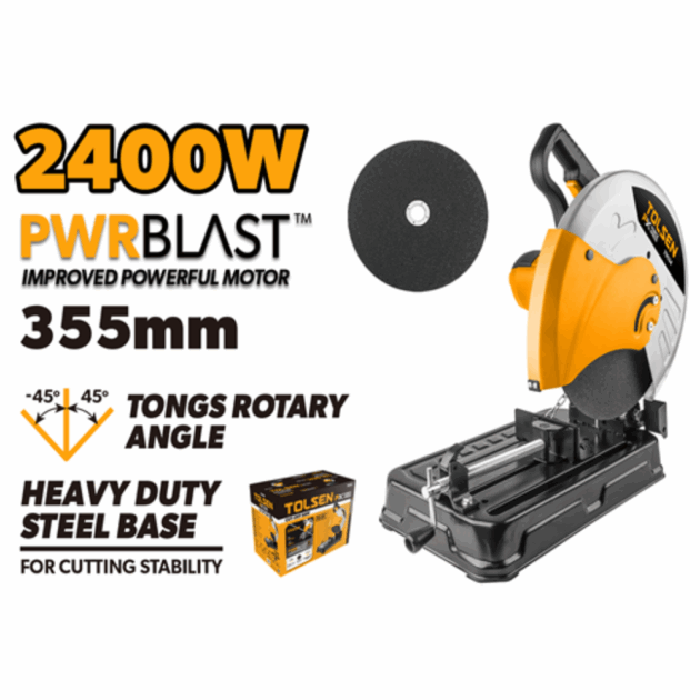 2400W CUT-OFF SAW,79554,TOLSEN - Image 2