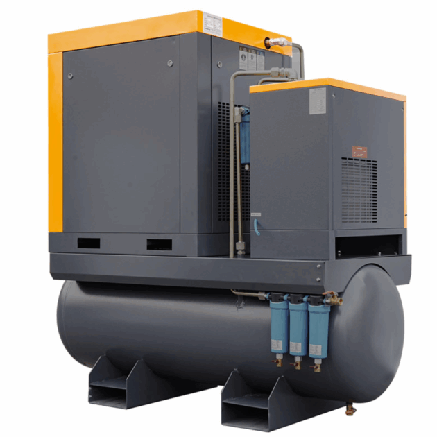 Faeber Screw Air Compressor 500L, 11KW, 15HP, 4 IN 1 AHB-15A - Image 2