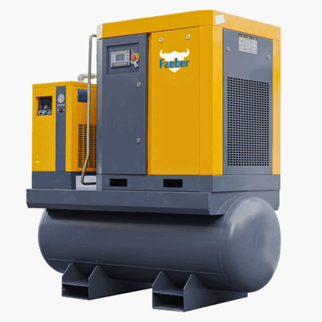 Faeber Screw Air Compressor 300L, 7.5KW, 10HP, 4 IN 1 AHB-10A