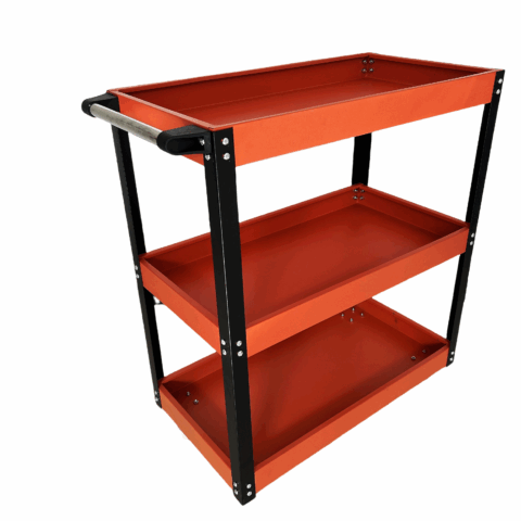 tool cart, 3 tray tool cart