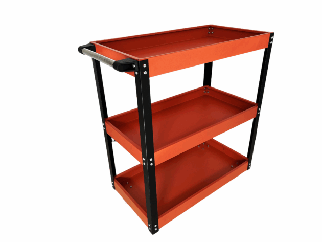 tool cart, 3 tray tool cart