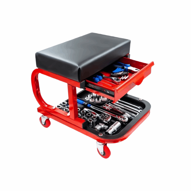 car repair stool, square stool