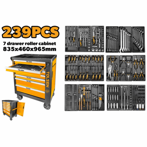239PCS TOOL SET (INDUSTRIAL), 85416, TOLSEN