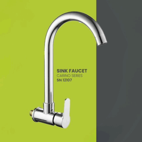 WALL SINK FAUCET CARINO SERIES, SN 12107, SNOWER