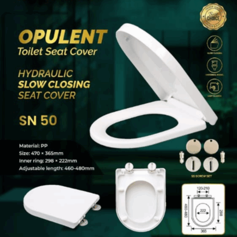 WC SEAT COVER, SN 50, OPULENT SERIES