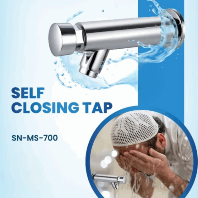 SELF CLOSING TAP BRASS BODY, SN-MS-700, SNOWER