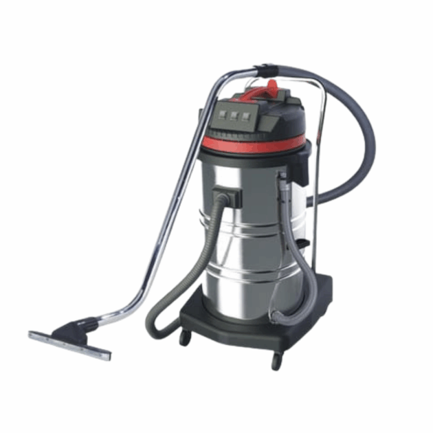STAINLESS STEEL WET & DRY VACUUM CLEANER, 60 L, 2 MOTOR